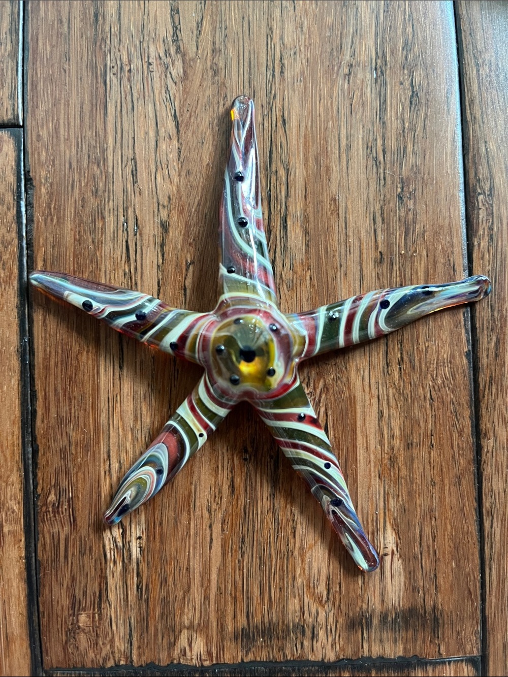 Hand blown Starfish with center eyeball